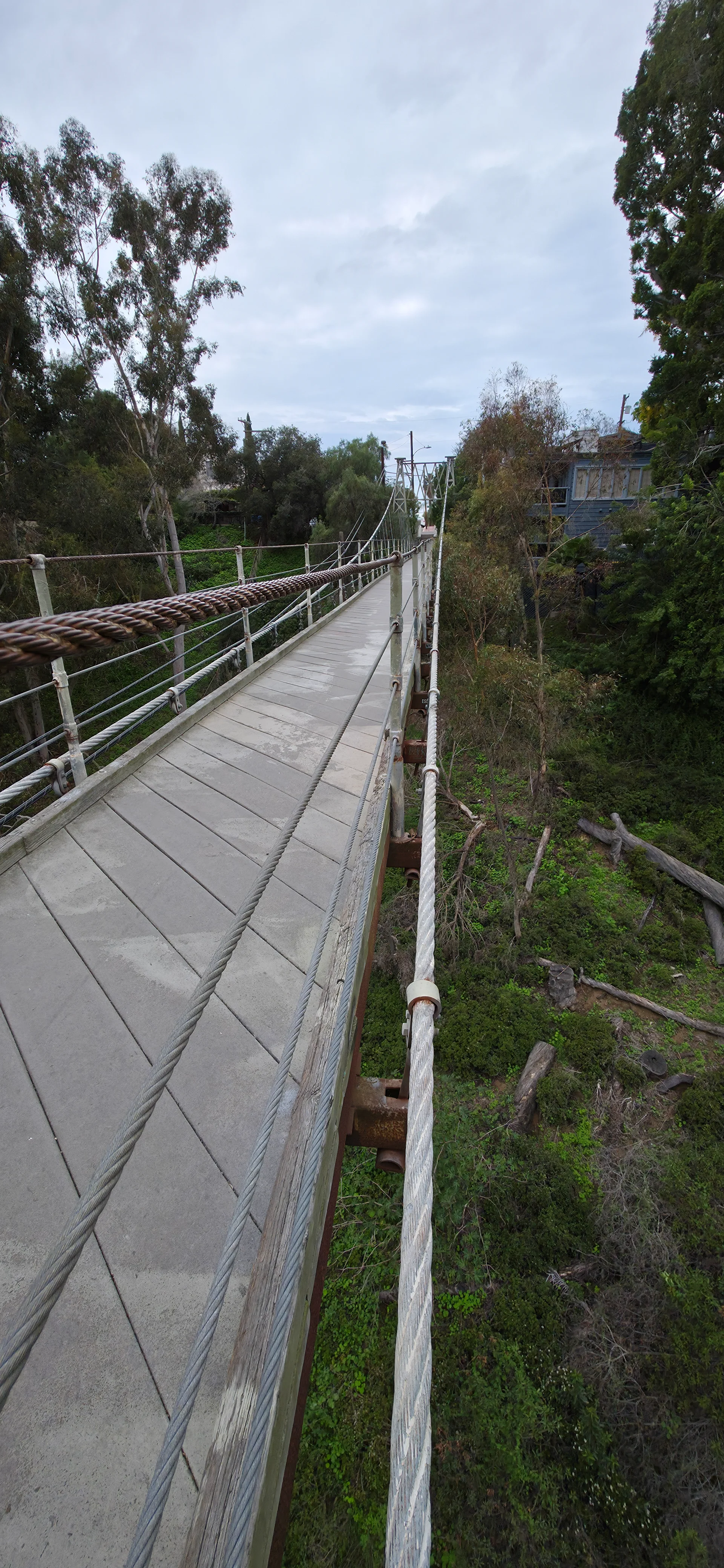 Spruce Street Suspension Bridge