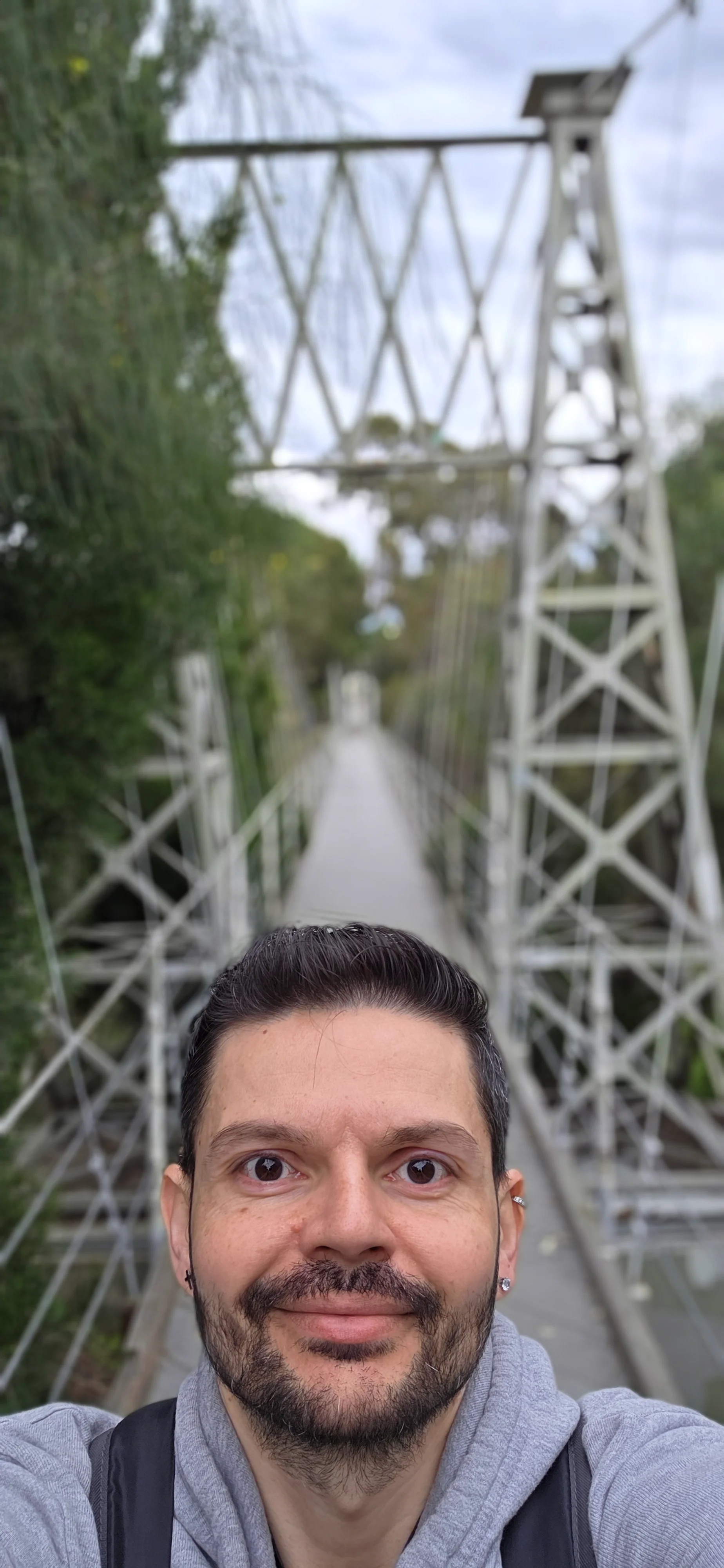 Spruce Street Suspension Bridge