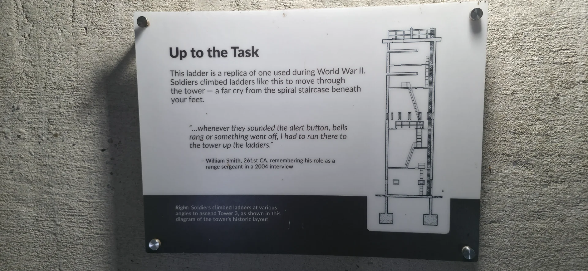 WWII Artillery Fire Observation Tower #4