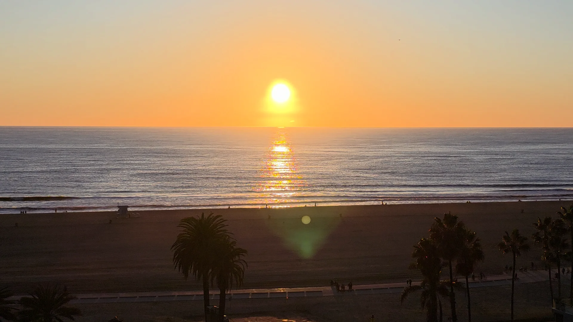 A timelapse of the sunset