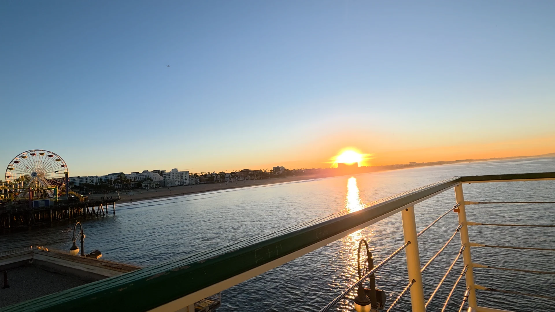 Sunrise at Sta Monica Pier