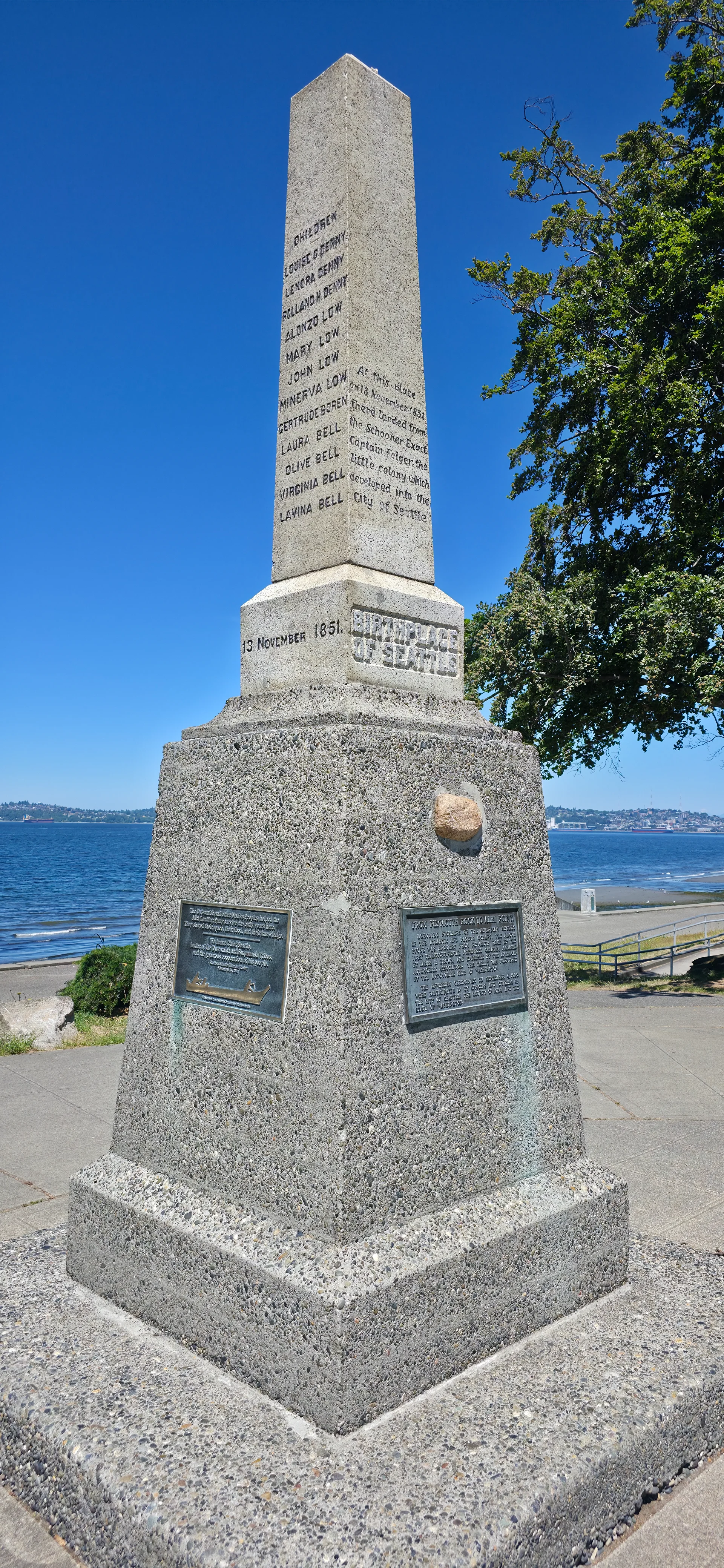 Birthplace of Seattle Monument