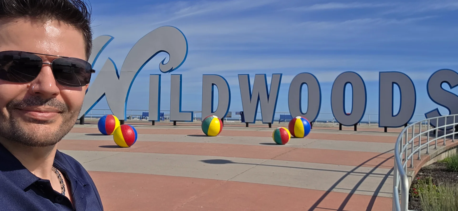 Wildwoods Beach Ball Sign