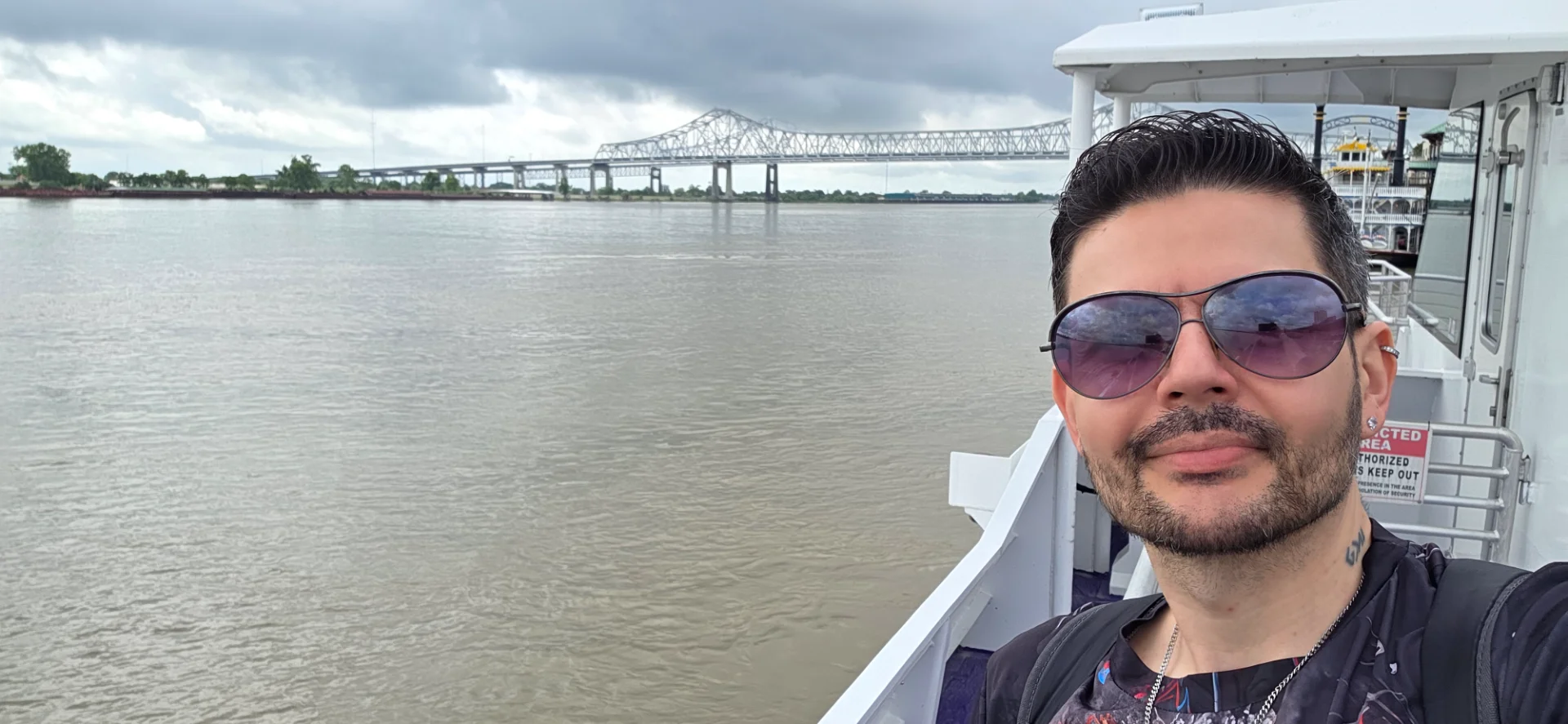 Ferry over Mississippi